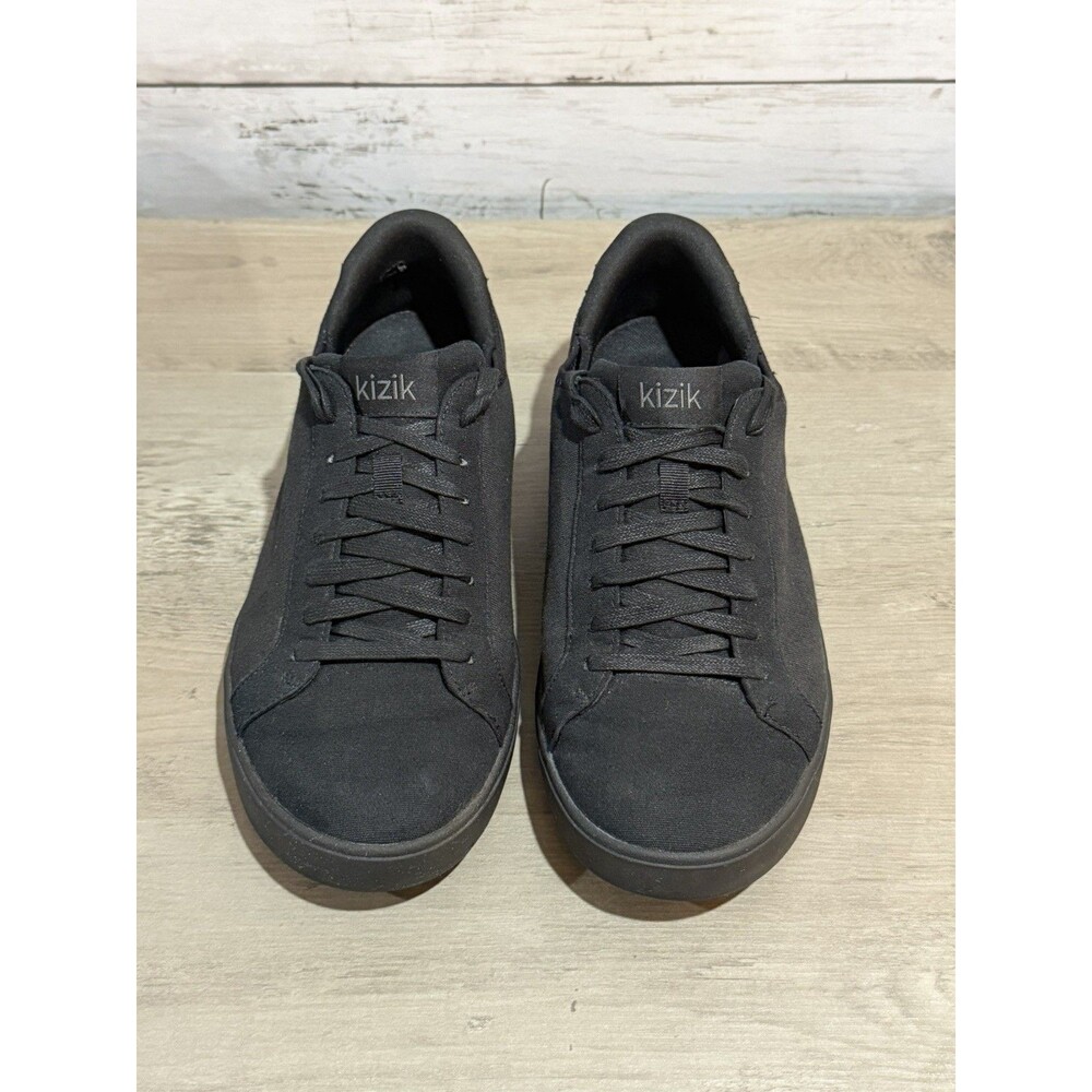 Kizik Irvine Blackout Sneaker Men 10 Women 11.5 Canvas Comfort Shoes